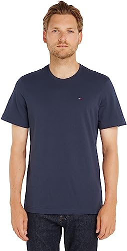 Tommy Jeans Tjm Xslim Jersey Tee Dm0dm04411, Maglietta a Maniche Corte Uomo, Blu (Black Iris), L