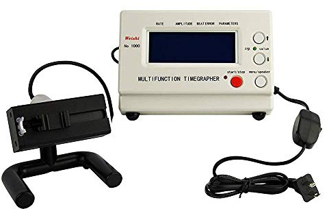 Kacsoo Timegrapher NO.1000/NO.1900 Cronocomparatore Meccanico, tester per la riparazione di orologi, Bianco