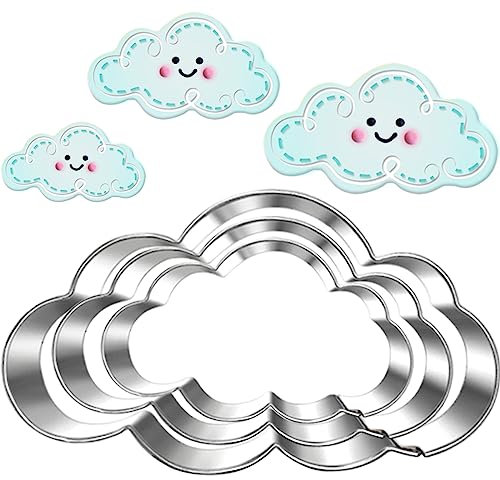 UKoosien Wolke Ausstecher Set-3 Stück-9cm 7,5 cm 6cm