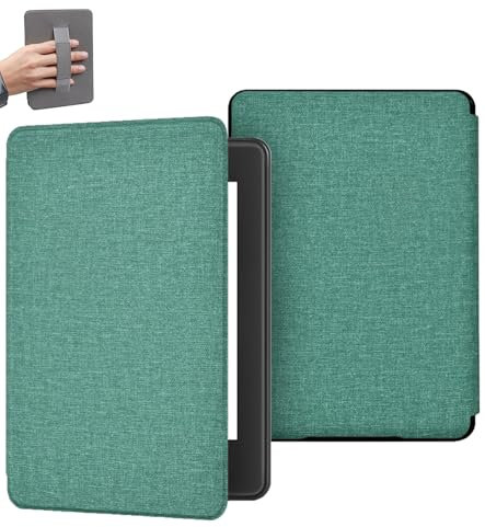 T TAKONE Handheld-Hülle für 7 Kindle Paperwhite (12. Gen 2024) und Kindle Colorsoft Signature Edition 2024 – Hülle mit Auto-Schlaf-/Weckfunktion, Perfekt für den täglichen Gebrauch und Reisen(Grün)