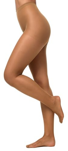 Nur Die 3Er Seidenfein Strumpfhose, 726969 - Medias para mujer, color braun (bronze 213), talla 40 (s (38-40))
