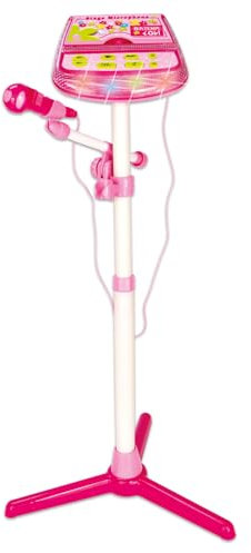 Bontempi 404071 Stage Mikrofon mit Sound Effekten und MP3-Anschluss