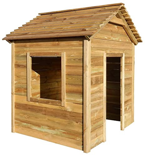 vidaXL Legno di Pino Casetta da Giardino per Bambini Capanno Gioco all'Aperto