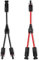 URAQT Solarkabel Y Verteiler, 1 Paar 4 mm² Solarkabel Y Solar Cable Wasserdicht Y Splitter 12AWG Plug & Play Solar Verteiler Stecker Solar Cable Y Splitter MMF+FFM für Parallel Photovoltaik Verbindung