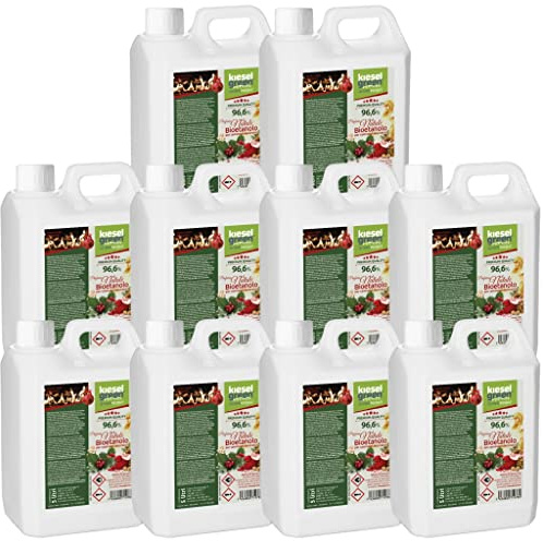 KieselGreen Bioethanolo 50 litri con Fragranza per Caminetto a Etanolo – Bio-etanolo profumato per Ambienti, molte Fragranze - Profumo per Caminetto a bioetanolo da Interno o da Tavolo WE50