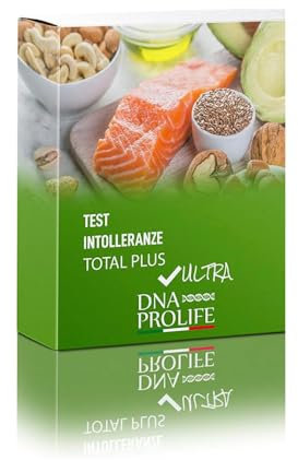 DIENNEA Prolife - Programme + contrôle des tests - 1 an d'édition ULTRA - Test du gluten et du lactose - Test d'intolérance alimentaire - 1 an de programme alimentaire et kit de test - Made in Italy