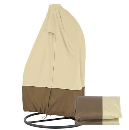 YSMSMZJK Funda Columpio Jardin Exterior A Prueba De Viento, Lluvia Y Nieve Funda Balancin Jardin Exterior Cubierta para Columpio De Patio,Beige-190x115cm