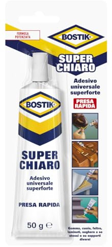 Bostik 1165084 Superchiaro Blister, Giallo, 50 gr