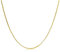 OROVI Schmuck Damen Panzerkette Gold Zeitlose klassisch filigrane Goldkette mit kreisförmigen flachen Glieder Collier aus Gelbgold 9 Karat (375), 45 cm Lang