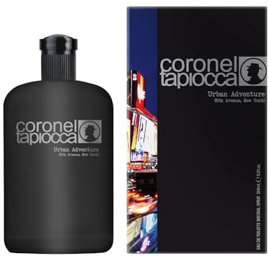 CORONEL TAPIOCCA - New York 150 ml, Colonia Hombre, Perfume Formato Spray, Eau de Toilette Natural y Masculina, Aroma Cítrico y Floral, Fragancia Fresca, Versátil y de Larga Duración