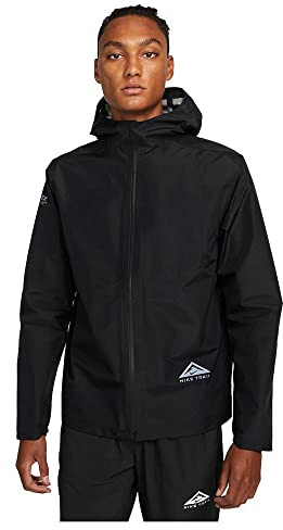 Nike GORE-TEX INFINIUM™ Men's Trail Running Jacket (Medium, Black/Dark Smoke Grey)