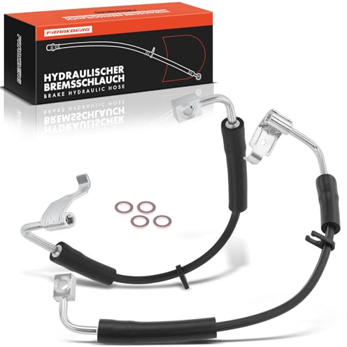 Frankberg 2x Tubi Freno Anteriore sinistro destro Compatibile con Wrangler III JK Wrangler IV JL Replace# 52060044AH