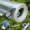 AHWEKR 10' x 10' Clear Tarps Heavy Duty PVC Vinyl 14 Mil Thick Tarpaulin, Glass Tarpaulin with Metal Grommets, Protects Against Water,Tear, Cold Weather Resistan for Greenhouse Balcony Garden