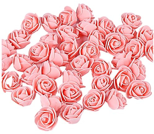 susiodeu 500 unids/Set Opciones Coloridas y Multicolores Elija una Amplia Vibrantes para proyectos de Bricolaje Bolsa de Bricolaje con Cabeza de Rosa, Carne Rosada