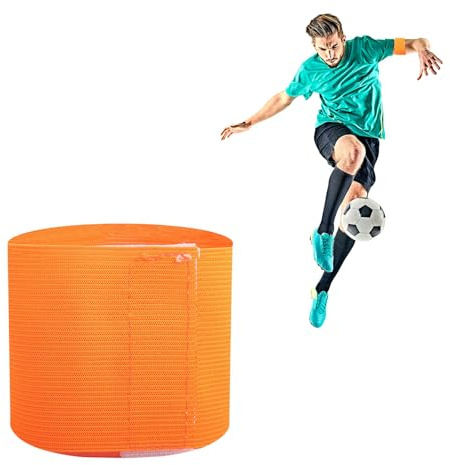 Brazalete de capitán de fútbol, 6 piezas ajustables, bandas elásticas de capitán de fútbol para adultos y jóvenes, bandas de jugador de fútbol al aire libre