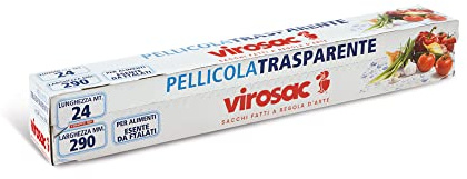 Virosac - pellicola trasparente in rotolo da 24mt