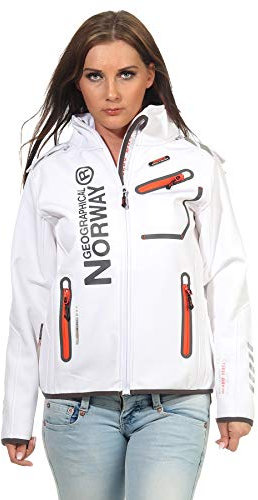 Geographical Norway Damen Softshell Jacke G-ROSE - WEISS - XL/4