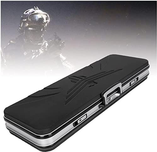 CNAOHGHN Waffenkoffer Gewehr-Hartschalenkoffer Mit Schaumstoffeinlagen Präzisions-Hart Gewehrkoffer Langwaffen Aluminium-Rahmen Aufbewahrungsbox 65/80/90/100CM