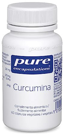 PURE ENCAPSULATIONS Curcumina, Contiene Curcumina patentada con Bioperine®, 60 Cápsulas Vegetales