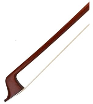 Arco de violín de Pernambuco, arco de viola y arcos de violonchelo, arco de violín 4/4 hecho a mano, rana de ébano, crin de caballo Natural de Mongolia, orquesta for principiantes(4-4 Cello Bow)