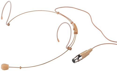 MONACOR 234050 HSE-150/SK Ultraleichtes Headset-Mikrofon, hautfarben, Beige