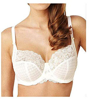 Panache Women's Envy Balcony Everyday Bra, Off-White (Ivory), 36J