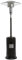 REALGLOW Umbrella Gas Patio Outdoor Heater - Heat Adjustable 13KW - Easy Ignition, Safety Tip-Over Switch - 27mm Regulator, Black