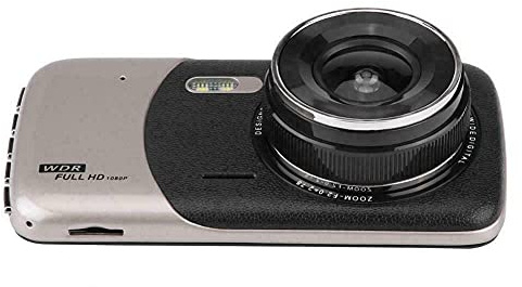 Riloer Cámara de Tablero, cámara de Tablero de Doble Lente Full HD 1080P para automóviles, Pantalla LCD IPS de 3,6 Pulgadas, Gran Angular de 170 °, visión Nocturna, monitoreo de estacionamiento