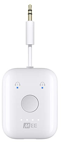 MEE audio Connect Air In-Flight Bluetooth Wireless Audio Transmitter Adapter für bis zu 2 AirPods / andere Kopfhörer