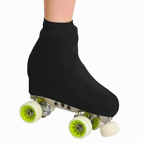 TuttoDanza - Couvre-patinage artistique, protection patins à roulettes pour fille et adulte, couvre-patins à roulettes ou à glace - Made in Italy (Noir, Medium 38/40)