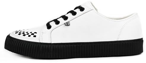 T.U.K. Ribbed Sole Sneaker - Zapatillas de Moda para Hombres y Mujeres - Estilo Skate, Punk, Rock y Gótico en Piel, Ante y Lona