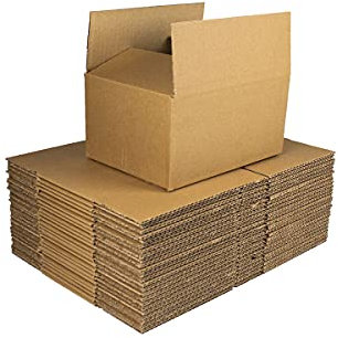 50 x Single Wall 8 x 6 x 4 Inches (20 x 15 x 10 cm) Royal Mail Small Parcel Size, Cardboard Small Box For Shipping, Postal Boxes, Parcel Boxes For Posting Durable & Perfect for Any Online Business
