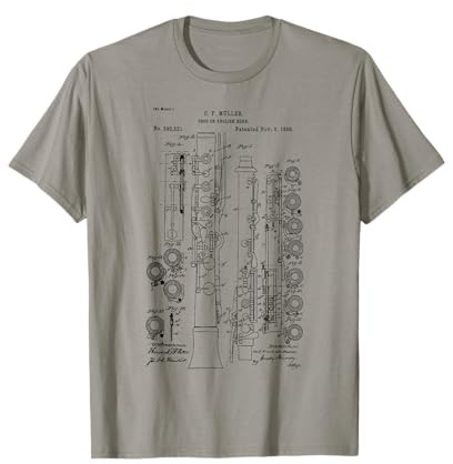 Joueur de hautbois amusant Cadeau Vintage Brevet T-Shirt