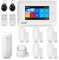 Sistema de Alarma de hogar inalámbrico, WiFi, gsm, 4G, Marcador, 100 Zonas, App (Smart Life - Tuya), Compatible Google Home y Alexa
