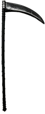 MANHONGYU Halloween Reaper Scythe Costume Props Weapon Accessories Black, Black, One size