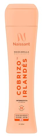 naissant Irish Copper Hair Toning Mask | Ultra High-Purity Pigments | Deposits Deep Copper Tone | Hyaluronic Acid, Collagen & Biotin | Paraben, Ammonia & Sulfate Free | 10.1 Fl. Oz