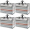 VENO 4 Pack 105L Large Storage Bags, Duvet Storage Bag King Size for Moving, Underbed Storage Bags for Bedding, Laundry Packing Boxes Clothes, Duvets, Pillows, Quilt, Blankets (Clear, 4 Pack 105L)