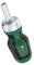 Bosch tournevis court à cliquet avec 6 embouts (compact et à couple élevé pour vissage et dévissage performants ; 6 embouts – PH2,SL5,TX25,HEX3/4/5 ; ergonomique ; porte-embout magnétique)