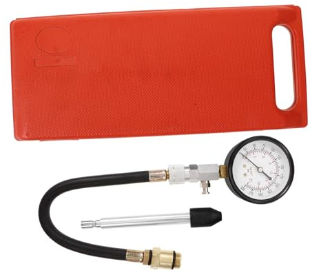 HORIALENCE 1 juego Kit de Probador de Compresión de Cilindro para Motores de Automóviles Medidor de Presión Herramienta para y Reparación de Vehículos