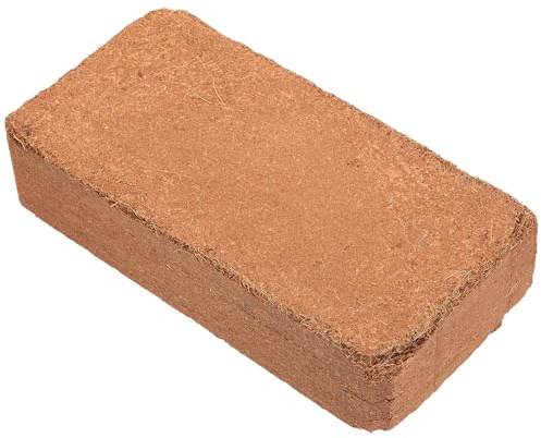 BESTonZON Bloc de Tourbe Compressée Nutritif pour Jardinage en Pot et Balcon, Paquet 650g, Terreau Organique Enrichi en Fibres, Substrat Biologique pour Plantation Extérieure, Culture