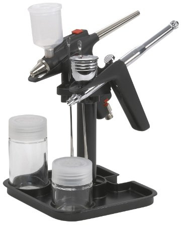 TAMIYA 74539 Spray-Work - Soporte para aerógrafo II, Color Negro