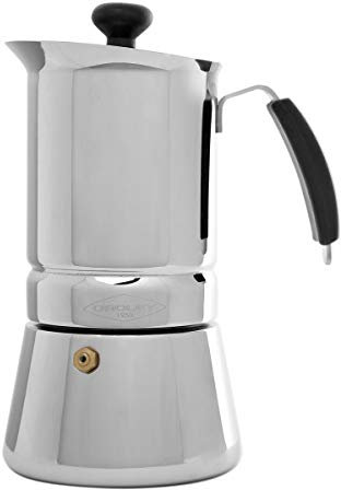 Oroley 215080300 Cafetera para 10, Gris, 9 tazas