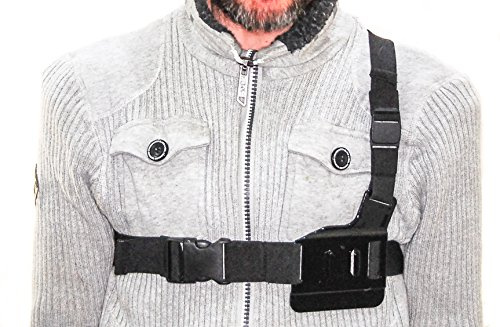 Protastic lätt bröstsele för GoPro/SJCAM actionkameror: Skidåkning, surfing, cykling