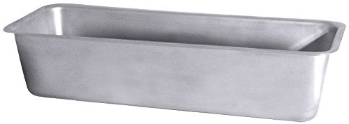 Backform aus Edelstahl 18/10, matt poliert, schmaler glatter Rand, schwere Qualität/Inhalt: 1, 2 oder 3 Liter | ERK (A2 - Abm.: 30 x 11,5 x 7 cm)