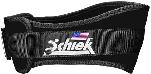 Schiek Sports 2006 Nylon 6 Inches Weight Lifting Belt - Black