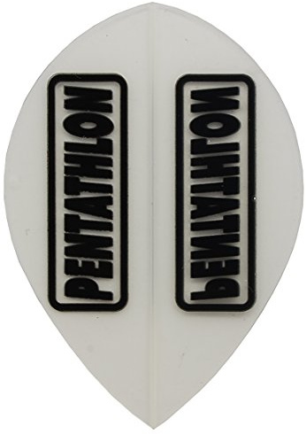Pentathlon Clear Pear Shaped Dart Flights - Extra Tough Flights (3 Sets)