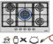 Phönix PS-701T Built-in Gas Hob Stainless Steel Hob 70 cm Gas Cooker 5 Flames Self-Standing / Built-in Gas Hob