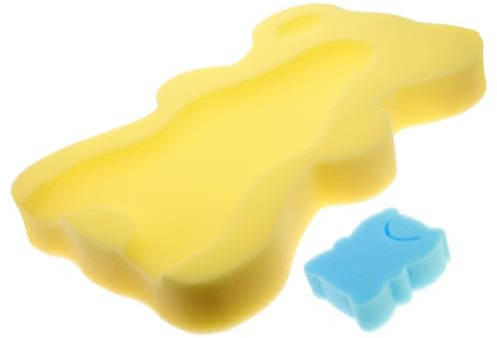 PRETYZOOM Alfombrilla De Esponja Antideslizante para Baño De Niño Niña Cojín Suave y Grueso para Soporte De Cabeza y Espalda Recién Nacidos Almohadilla De Baño Segura y Cómoda para Niño Niña