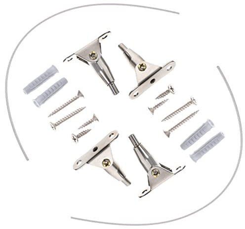 IMIKEYA 2sätze Möbelwandanker Aus Edelstahl Und Sicher Und Langlebig Als Sicherheitsanker Für Kommoden Bücherregale Schränke Und Weitere Um Schwere Möbel Zu Verankern Sichere