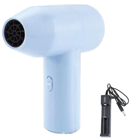 Mini Cordless Hair Dryer, Portable Rechargeable Hair Dryer for Painting Sketching Art Exam Classroom Home Travel, Low Noise & Quick Drying Solution for Art Students